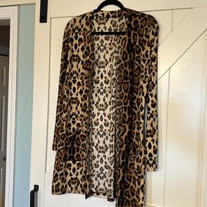 NWOT Leopard Print Cardigan
